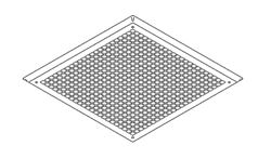 Picture of Coleman 67983041 Air Conditioner Grille Polar White Plastic