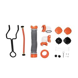 Picture of Camco 39021 Rhino RV Tote Tank Accessory Kit with Steel Tow Adapter and Sewer Hose
