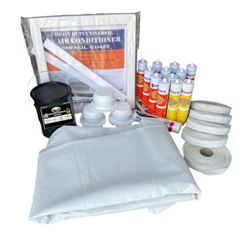 Picture of Heng's 9633TFKITW Deluxe TPO Membrane Roof Repair Kit - 9'6" x 33' White