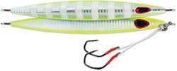 Picture of Williamson Lures KSJ220UVCGZ Kensaki Jig 220 UV Chartreuse Glow Zebra, Multicolor, One Size