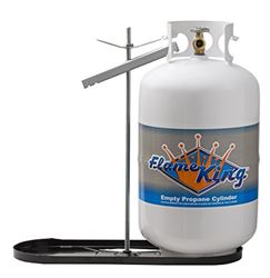 Picture of Flame King KT40MNT Dual Propane Tank Rack for 40lb Cylinders