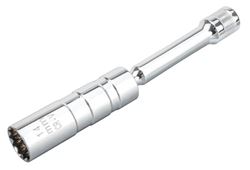 Picture of Performance Tool W80544 12 Point Mag Spark Plug Socket - 3/8" Drive, 14 mm Size, Swivel Design for Precision