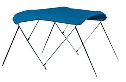 Picture of Carver Covers A5463TB04 3-Bow Bimini Top Kit 54"H 61-66"W Pacific Blue Sunbrella