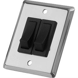 Picture of Sea-Dog Line 403020-1 Double Gang Wall Switch - Stainless Steel