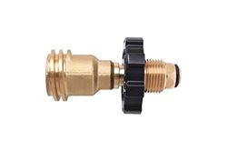 Picture of Flame King POL01JT002 Propane Tank Adapter POL to QCC1 Type 1 Brass