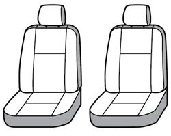 Picture of Covercraft SSC2569CABN Carhartt Seatsaver Custom Front Row Seat Covers - Brown