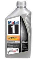 Picture of Mobil 126870 Supercar 0W-40 Full Synthetic Motor Oil Dexos R - 6 Quart Case
