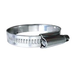 Picture of Trident Marine 710-1001 316 SS Non-Perforated Worm Gear Hose Clamp - 15/32" Band - (1-1/16" – 1-1/2") Clamping Range - 10-Pack - SAE Size 16