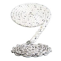 Picture of Lewmar 69000338 Anchor Rode 15' 5/16" G4 Chain with 150' 9/16" Nylon Rope