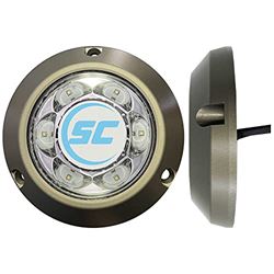 Picture of Shadow-Caster LED Lighting SC3-GW-ALSM Shadow-Caster Sc3 Series Under Water Light Great White