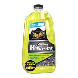 Picture of Meguiars G240748 Hybrid Ceramic Wash & Wax - Sophisticated Car Wash Gently Cleans and Adds Shine and Slickness While Boosting Paint with Hybrid Ceramic Wax and Extreme Water Beading - 48oz