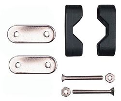 Picture of Sea-Dog Line 327101-1 Rail Mount Oval Plate Bracket Kit for 7/8"-1" Tubing