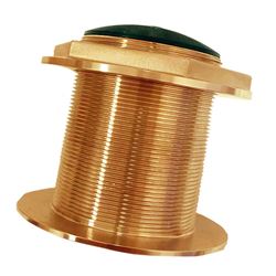 Picture of Echonautics BT87M1KW-18 Bronze Low-Profile Thru-Hull Medium-Frequency CHIRP Transducer - 1kW, 18° Tilt, 85-135kHz