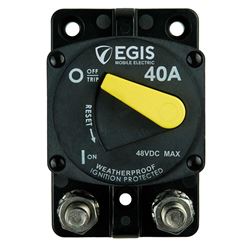 Picture of Egis Mobile Electric 4704-040 40A Surface Mount Circuit Breaker 48V DC