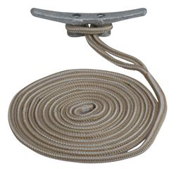 Picture of Sea-Dog Line 302116035G-W-1 Sea Dog  Double Braided Nylon Dock Line, 5/8" X 35' / Gold/White