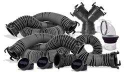 Picture of Valterra D040678 Silverback Complete Dual Drain RV Sewer Hose System 20ft