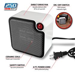 Picture of Performance Tool W5011 250-Watt Ceramic Personal Space Heater