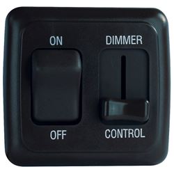 Picture of Valterra DGLD25VP Pulse Wave LED Dimmer Switch with On/Off - Black 12V DC