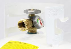 Picture of Flame King YSN330 30 lb Propane Tank Cylinder with Gauge and OPD Valve