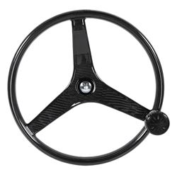 Picture of Lewmar 89700924 Power Grip Carbon Fiber Steering Wheel 13.5 Inch
