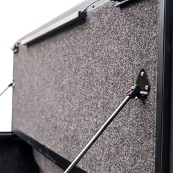 Picture of TrailFX TFX4703 Premium Hard Folding Tonneau Cover for Nissan Frontier 5' Bed