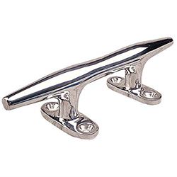 Picture of Sea-Dog Line 041710 Heavy Duty Stainless Steel Open Base Cleat 10 Inch