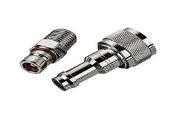 Picture of Scepter 11553 Universal Quick Connect Fuel Fitting 1/4" NPT Male x 3/8" Barb Female Stainless Steel