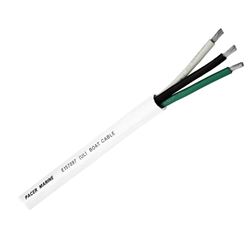 Picture of Pacer Performance WR14/3-100 Pacer Round 3 Conductor Cable - 100' - 14/3 AWG - Black, Green & White