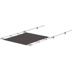 Picture of SureShade 2021026259 PTX Power Shade 63" Wide Stainless Steel Grey