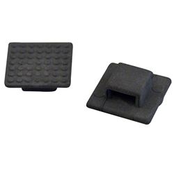 Picture of Weldmount 803500B AT-3B Small Black Nylon Wire Tie Mount - 500 Pack