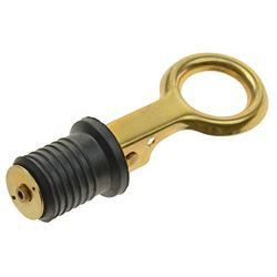 Picture of T-H Marine BE-PL-54842-DP Snap Drain Plug, Brass