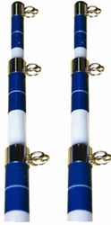 Picture of Seachoice 50-88201 TELESCOPING OUTRIGGER POLES 15', White and Blue