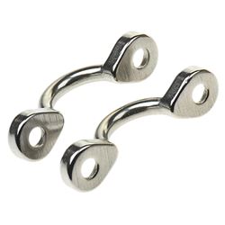 Picture of T-H Marine BE-HA-54110-DP Stainless Steel Eye Straps - Boat and Kayak Tie Down Pad Eye Kit - 2 Pieces