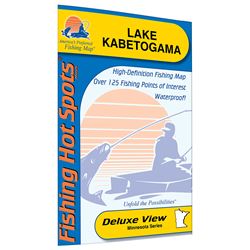 Picture of Fishing Hot Spots L138 Kabetogama Lake Fishing Map