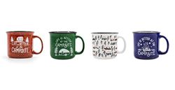 Picture of Camco 53357 Life is Better at the Campsite Ceramic Mug Set 14 oz 4-Pack