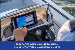 Picture of Lowrance 000-15703-001 Elite FS 7 Fishfinder Chartplotter with C-MAP Contour+