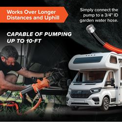 Picture of Camco 39040 Rhino RV Sewer Macerator Pump with VortexCore Technology