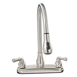 Picture of Empire Brass U-YNN2000N 8-Inch RV Kitchen Faucet with Pull-Down Sprayer Brushed Nickel