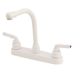 Picture of Empire Brass Company U-YWI800RSW RV Kitchen Faucet with Hi-Rise Spout 8 Inch White