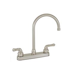 Picture of Empire Brass Company U-YNN800GSN RV Kitchen Faucet 8" Gooseneck Spout Brushed Nickel