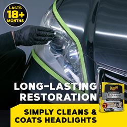 Picture of Meguiars G2990SRP Ultimate Headlight Restoration Kit - The Perfect Headlight Repair Kit to Remove Yellowing and Cloudiness from Headlights - Easy to Use and Seals Headlights with 18 Plus Months of Protection