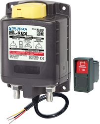 Picture of Blue Sea Systems 7713BSS ML-RBS Remote Battery Solenoid Switch 12V 500A with Manual Control
