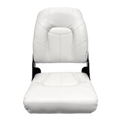 Picture of Wise Seating 1461784 Baja Series High Back Boat Seat, Brite White