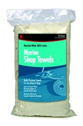 Picture of Buffalo Tools 62031C Buffalo 62031C Bleached White Shop Towels, 25/Bag