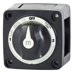 Picture of Blue Sea Systems 6008200-BSS 6008200 m-Series Series Battery Switch 3 Position Selector, Black