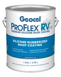 Picture of Geocel KSRV44300-16 Pro Flex RV Silicone Roof Coating - White, 1 Gallon