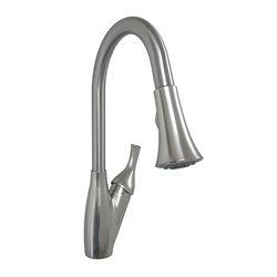 Picture of Empire Brass Company SL3000N-A Single-Lever Pull-Down Kitchen Faucet with Trumpet Head