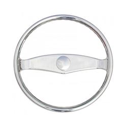 Picture of Schmitt Marine Steering Wheels 50002 15.5" Stainless Steel Wheel for 3/4" Tapered Shaft