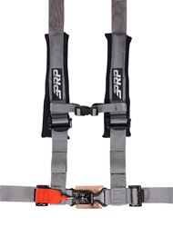 Picture of PRP Seats SB4.2LL-S 4-Point Harness with Latch and Link Buckle 2-Inch Silver