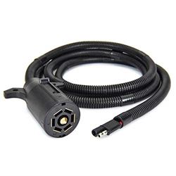 Picture of Lippert Components 813749 Power Swap Auxiliary Cord 2-Way to 7-Way Plug 6ft Cable
